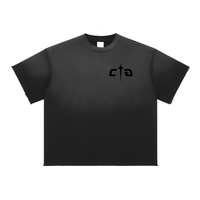 Sun Fade Raw Edge T-Shirt