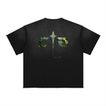 Sun Fade Raw Edge T-Shirt