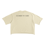 " Touch The Sky " French Terry Raw Edge T-shirt