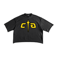 " BUMBLEBEE " French Terry Raw Edge T-shirt