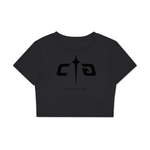 Women's Fitted Crop Tee | Bodycon T-Shirt