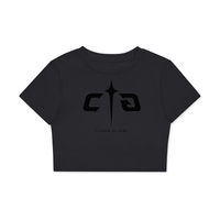 Women's Fitted Crop Tee | Bodycon T-Shirt