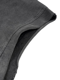 Vintage Washed Zip-Up Hooded Tank Top